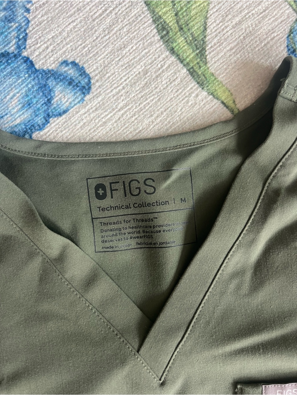 Figs Moss Scrub Set - Picture 3 of 5
